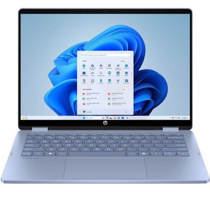 Portátil convertible hp omnibook 5 flip 14-fp0010ns intel core i5-1334u/ 16gb/ 512gb/ 14' táctil/ win11