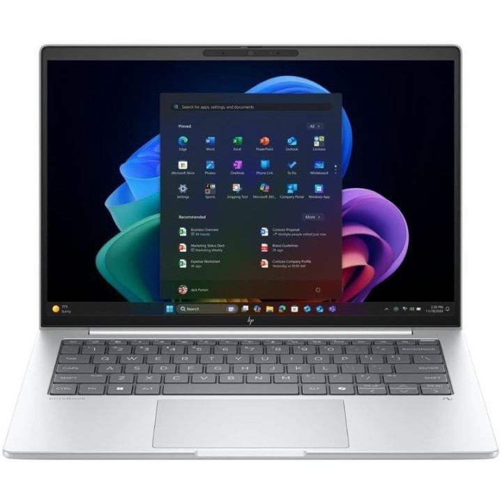 Portátil hp elitebook 8 g1i ad2z5et intel core ultra 7-258v/ 32gb/ 1tb ssd/ 16'/ win11 pro