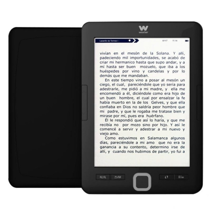 Libro electrónico ebook woxter scriba 195/ 6'/ tinta electrónica/ negro