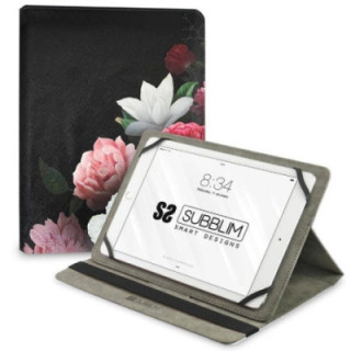 Funda subblim trendy case rosas para tablet de 9.6'-11'