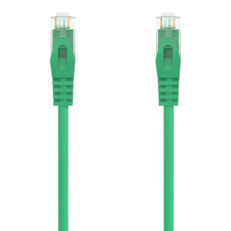 Cable de red rj45 awg24 utp aisens a145-0582 cat.6a/ lszh/ 2m/ verde