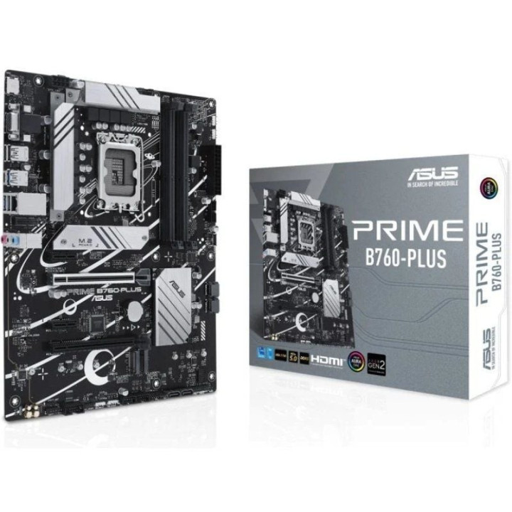 Placa base asus prime b760-plus socket 1700/ ddr5/ pcie 5.0