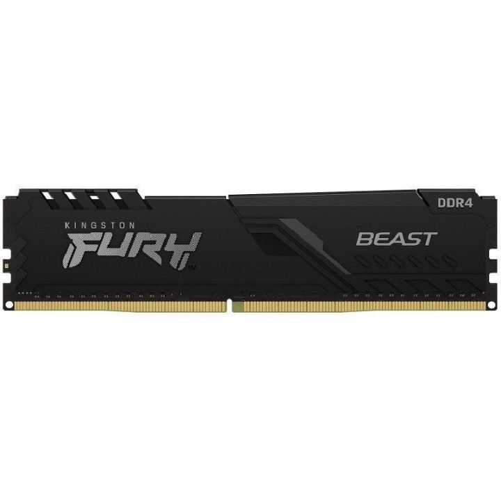 Memoria ram kingston fury beast rgb 16gb/ ddr4/ 3600mhz/ 1.35v/ cl18/ dimm