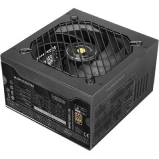 Fuente de alimentación mars gaming mpb1000sim/ 1000w/ ventilador 14cm/ atx 3.1/ pcie 5.1/ 80 plus gold