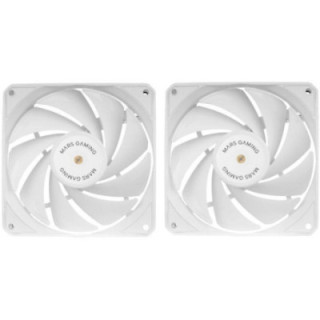 Pack 2 ventiladores mars gaming mf-nclx2/ 12cm