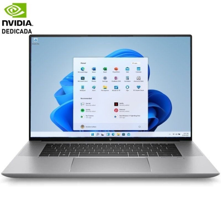 Portátil workstation hp zbook studio g11 98l20et intel core ultra 7-165h/ 32gb/ 1tb ssd/ rtx 2000 ada/ 16'/ win11 pro