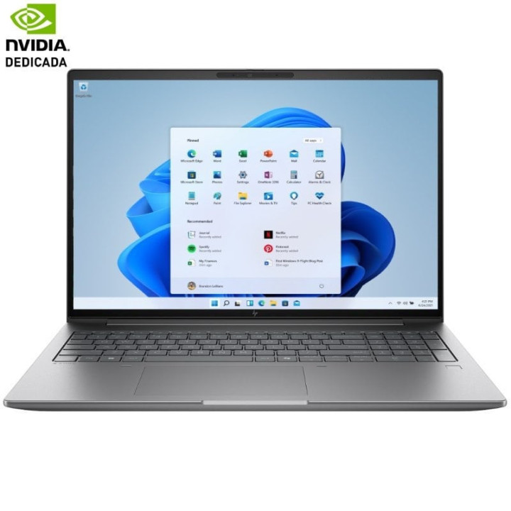 Portátil workstation hp zbook x g1i b72xget intel core ultra 9-285h/ 64gb/ 2tb ssd/ rtx pro 2000/ 16'/ win11 pro