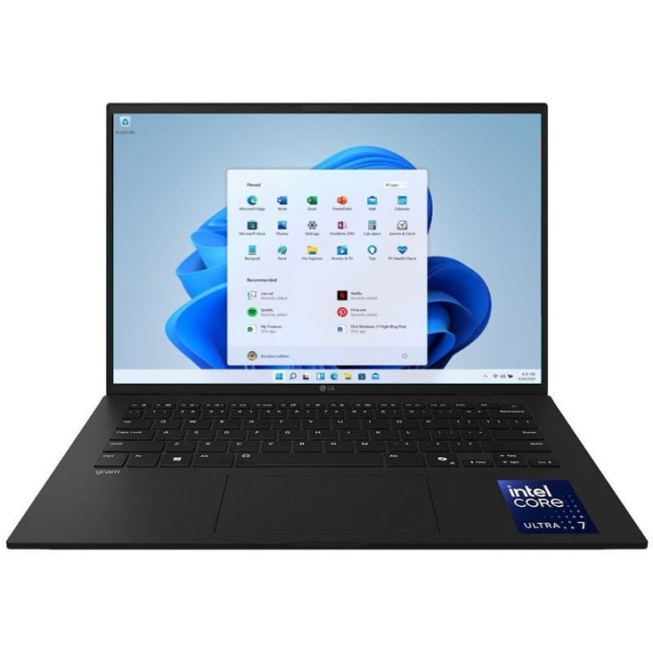 Portátil lg gram 14z90t-g.ad88b intel core ultra 7-255h/ 32gb/ 1tb ssd/ 14'/ win11