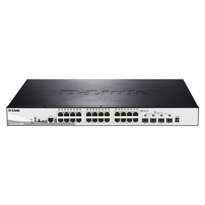 Switch d-link dgs-1510-28xmp 28 puertos/ gigabit 10/100/1000 poe/ sfp