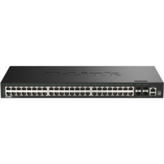 Switch gestionable d-link dgs-1530-52/e 48 puertos/ rj-45 10gbps/ sfp/ poe