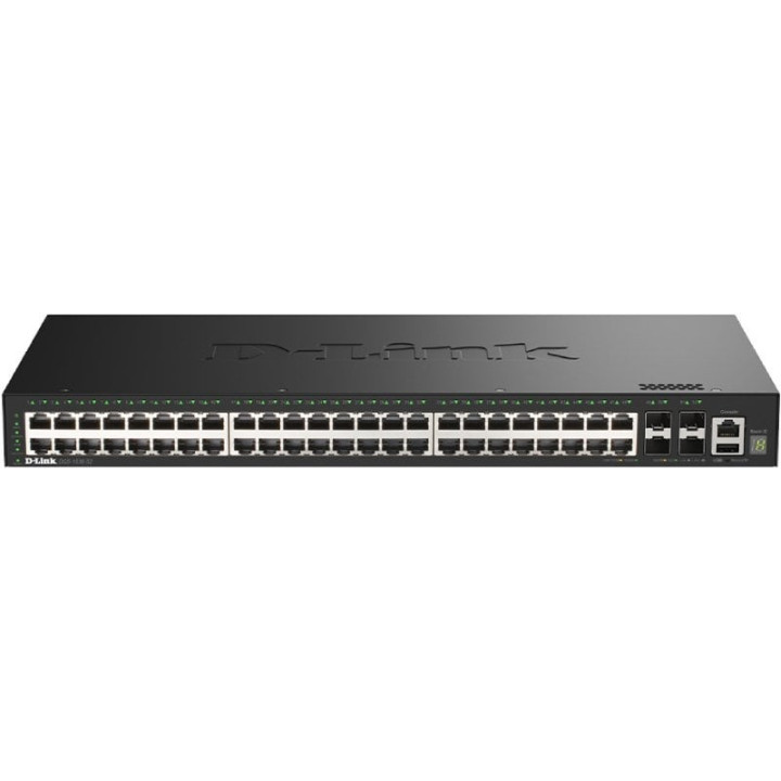 Switch gestionable d-link dgs-1530-52/e 48 puertos/ rj-45 10gbps/ sfp/ poe
