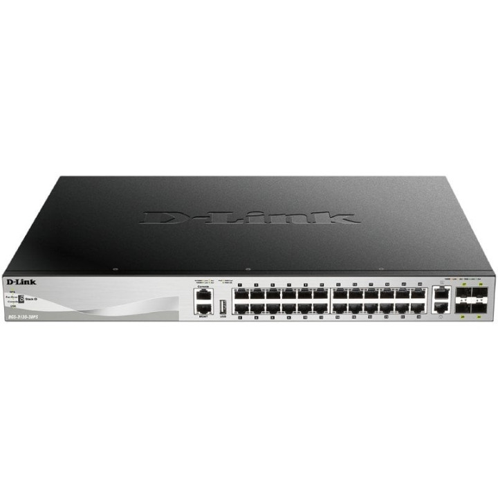 Switch gestionable d-link dgs-3130-30ts/e 26 puertos/ rj-45 10/100/1000/ sfp