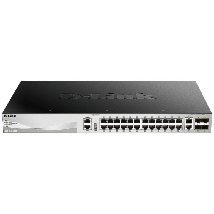 Switch gestionable d-link dgs-3130-30ts/e 24 puertos/ rj-45 10/100/1000/ sfp