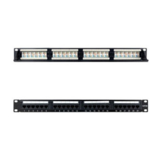 Patch panel nanocable 10.21.4124/ 24 puertos/ cat.6a/ altura 1u