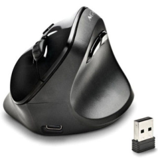 Ratón vertical inalámbrico ngs evo moksha/ batería recargable/ hasta 2400 dpi