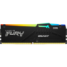 Memoria ram kingston fury beast rgb 16gb/ ddr5/ 6000mhz/ 1.35v/ cl36/ dimm