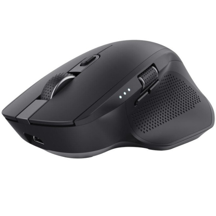 Ratón inalámbrico trust ozaa+/ batería recargable/ hasta 3200 dpi