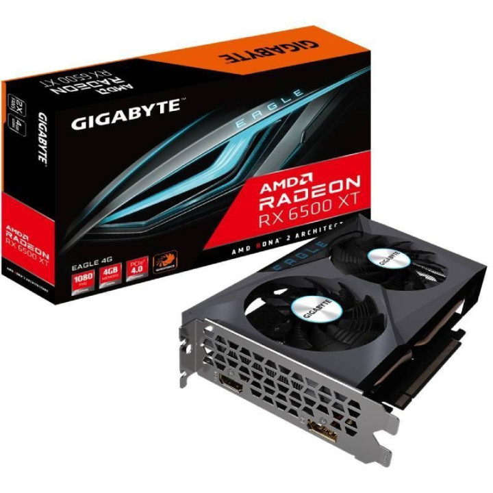 Tarjeta gráfica gigabyte radeon rx 6500 xt eagle/ 4gb gddr6