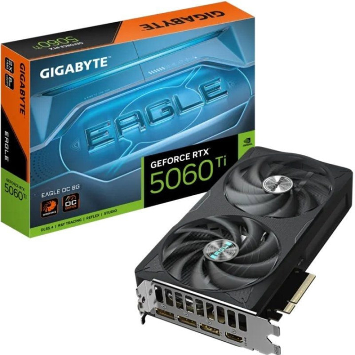 Tarjeta gráfica gigabyte geforce rtx 5060 ti eagle oc/ 8gb gddr7