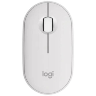 Ratón inalámbrico logitech pebble 2 m350s/ hasta 1000 dpi/ blanco