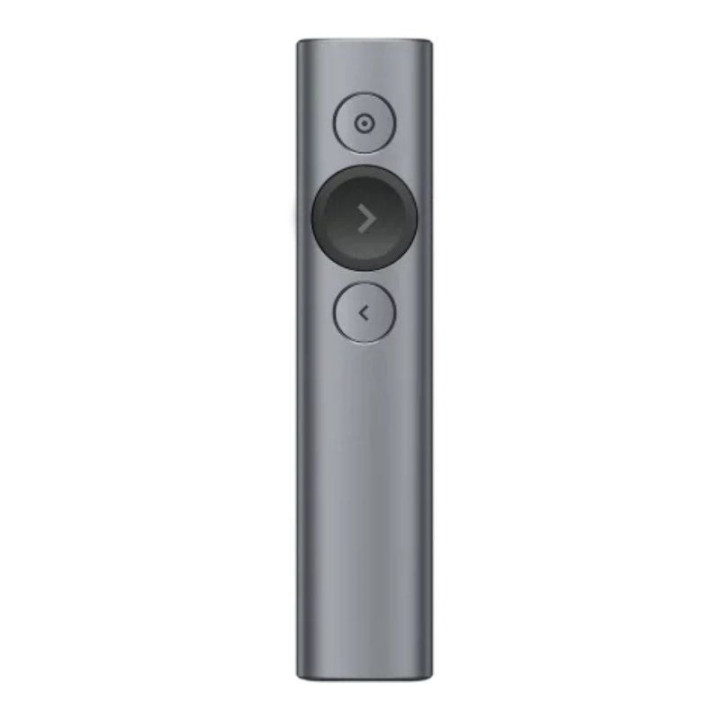 Presentador inalámbrico logitech spotlight presentation remote/ gris pizarra