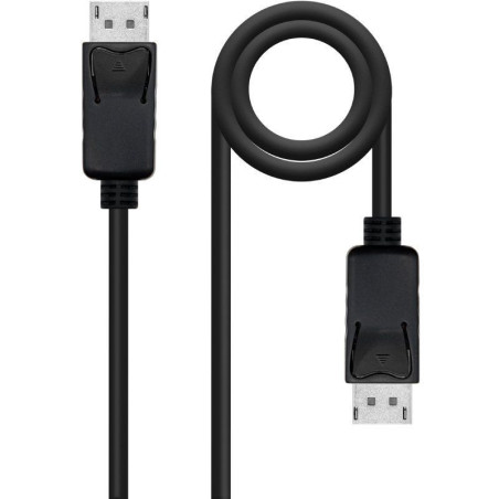 Cable displayport nanocable 10.15.2701-l150/ displayport macho - displayport macho/ 1.5m/ negro
