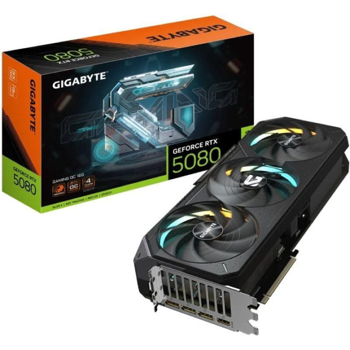 Tarjeta gráfica gigabyte geforce rtx 5080 gaming oc/ 16gb gddr7