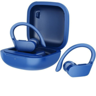Auriculares deportivos bluetooth daewoo dw2024 con estuche de carga/ autonomía 5h/ azules