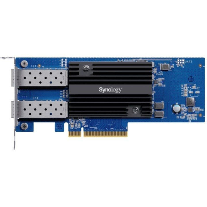 Tarjeta de red pci express-sfp+ synology e10g30-f2/ 10gbps
