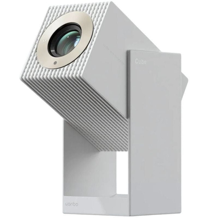 Proyector portátil wanbo cube 2 pro/ 500 lúmenes/ full hd/ hdmi/ wifi/ blanco