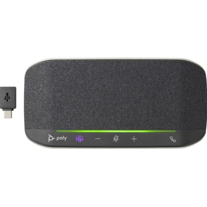 Altavoz portátil para conferencias poly sync 10 para microsoft teams/ usb/ negro