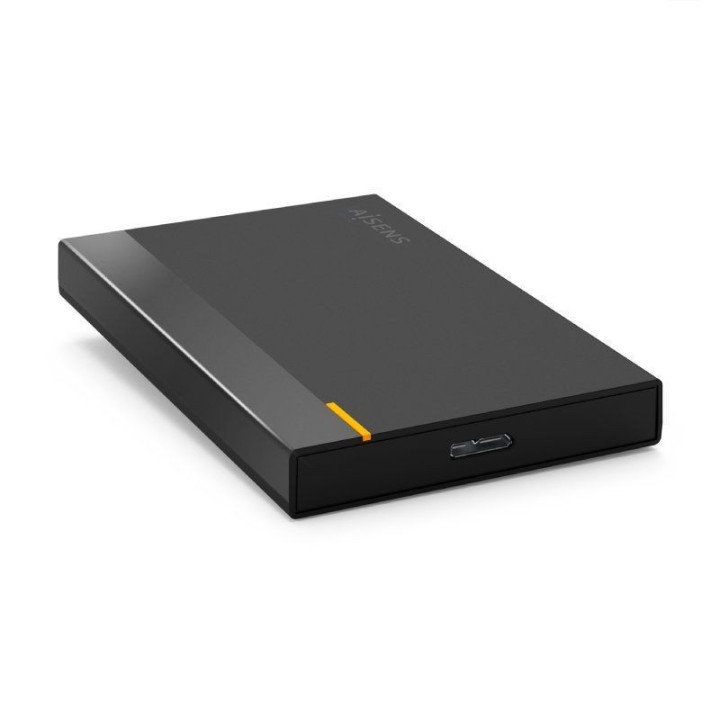 Caja externa para disco duro de 2.5' aisens ase-2524b/ usb 3.1/ sin tornillos