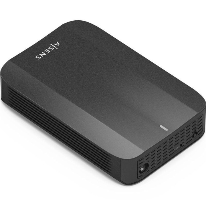 Caja externa para disco duro de 3.5' aisens ase-3535b/ usb 3.1