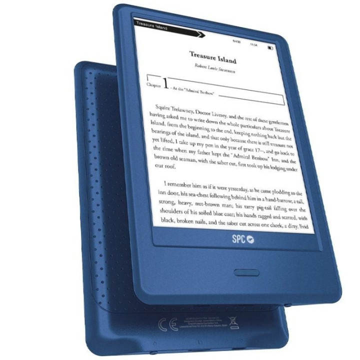 Libro electrónico spc dickens light 2 pro/ 6'/ tinta electrónica/ azul