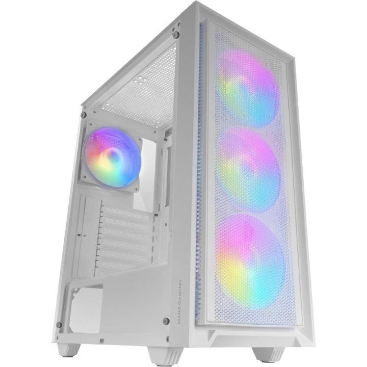 Caja gaming semitorre mars gaming mc-air/ blanca