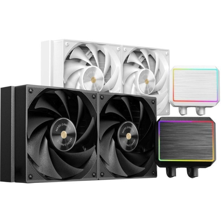 Sistema de refrigeración líquida mars gaming ml-proii240/ negro