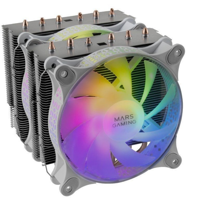 Ventilador con disipador mars gaming mcpu-xtw/ 12cm/ blanco