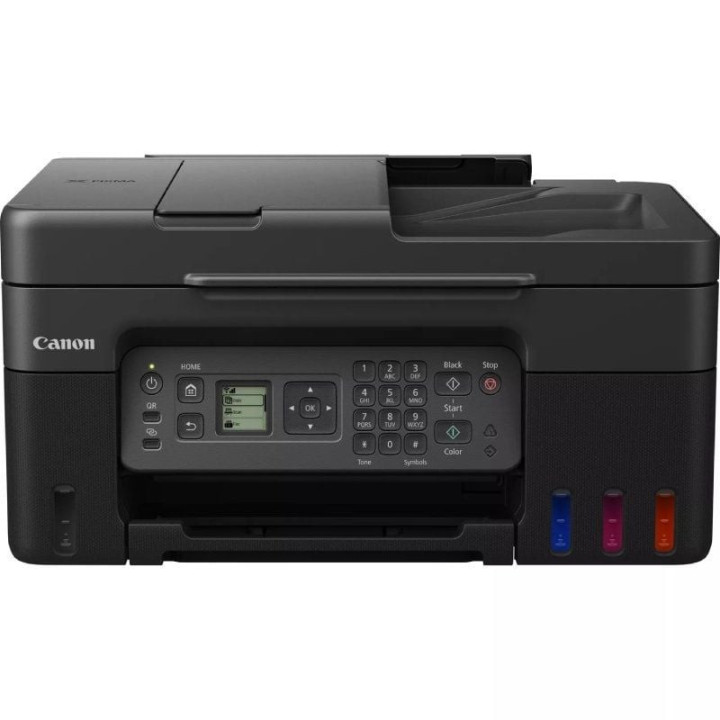 Multifunción recargable canon pixma g4570 megatank/ wifi/ fax/ negra