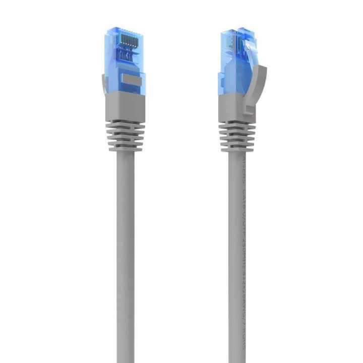 Cable de red rj45 awg26 cca utp aisens a135-0781 cat.6/ 7.5m/ gris