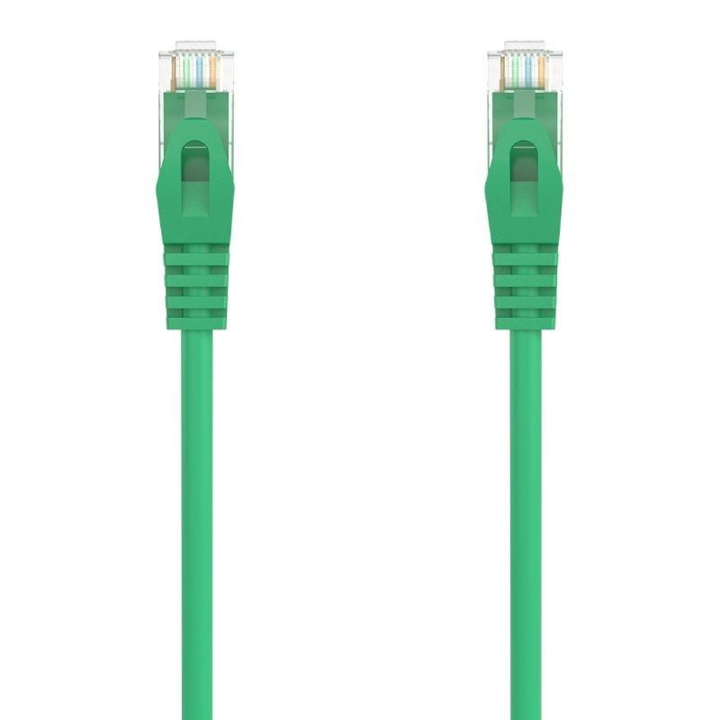 Cable de red rj45 awg24 utp aisens a145-0583 cat.6a/ lszh/ 3m/ verde