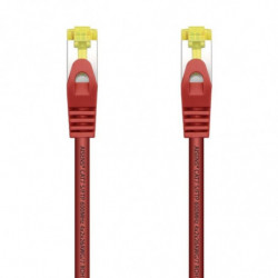 Cable de red rj45 sftp aisens a146-0469 cat.7/ 50cm/ rojo
