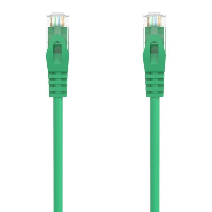 Cable de red rj45 awg24 utp aisens a145-0583 cat.6a/ lszh/ 3m/ verde
