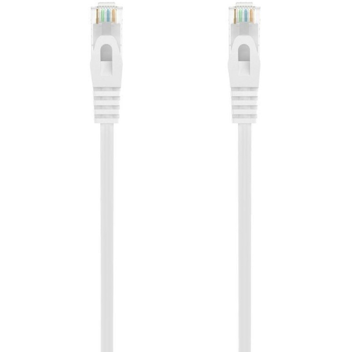 Cable de red rj45 awg24 utp aisens a145-0597 cat.6a/ lszh/ 3m/ blanco