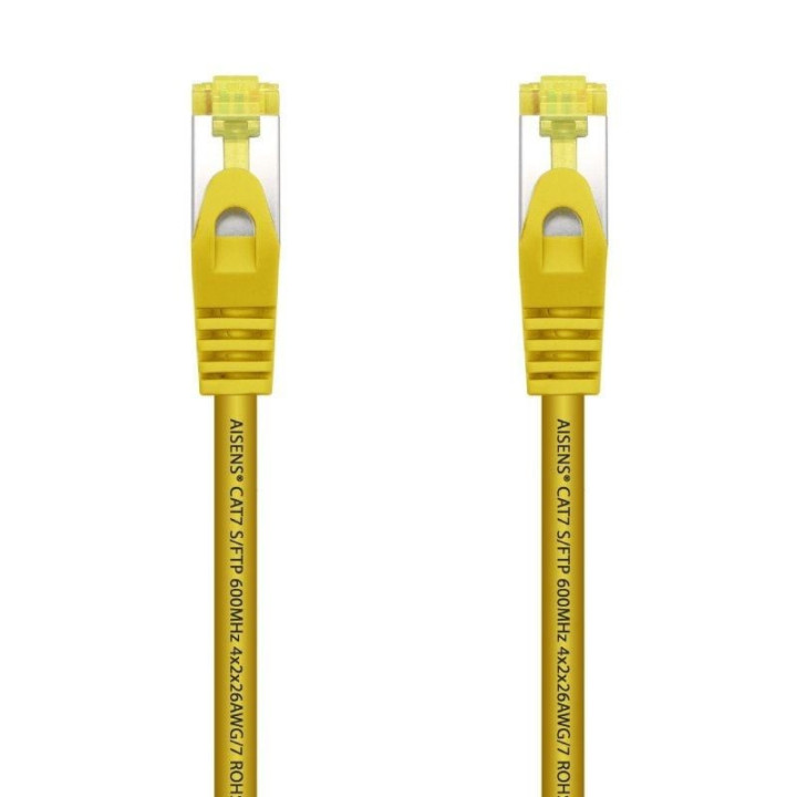 Cable de red rj45 sftp aisens a146-0472 cat.7/ 25cm/ amarillo