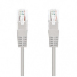 Cable de red rj45 utp nanocable 10.20.0100-l30 cat.5e/ 30cm/ gris