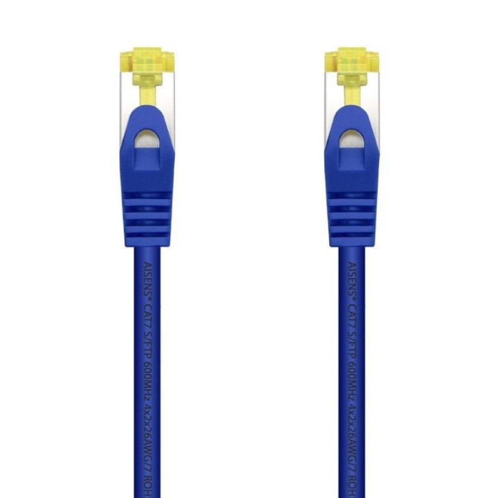 Cable de red rj45 sftp aisens a146-0477 cat.7/ 50cm/ azul