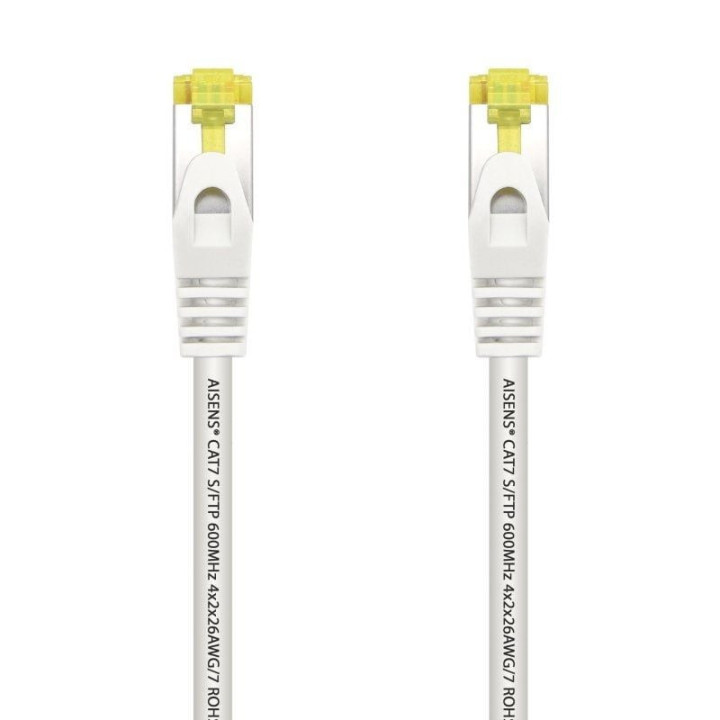 Cable de red rj45 sftp aisens a146-0488 cat.7/ 25cm/ blanco