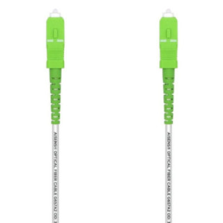 Cable de fibra óptica g657a2 3.0 aisens a152-0494/ lszh/ 2m/ blanco