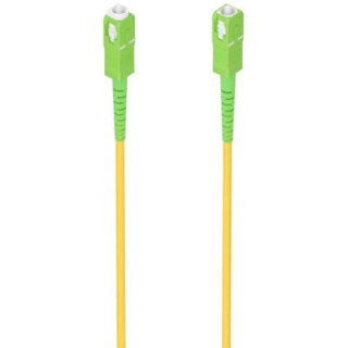 Cable de fibra óptica g657a2 3.0 9/125 smf aisens a152-0986/ lszh/ 20m/ amarillo