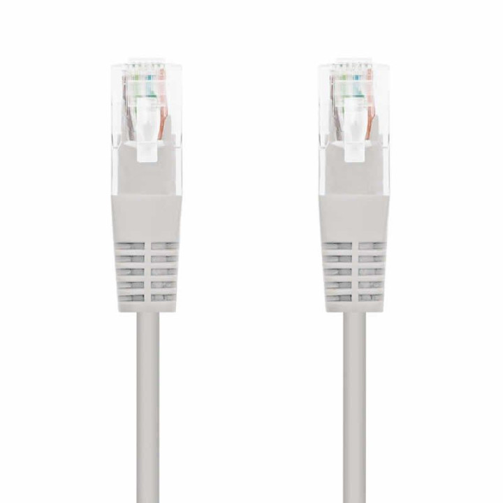 Cable de red rj45 utp nanocable 10.20.0400-l25 cat.6/ 25cm/ gris